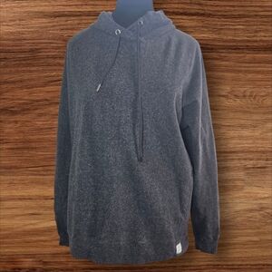 Horst Cozy Gray Organic Cotton Hoodie Sweatshirt Size L